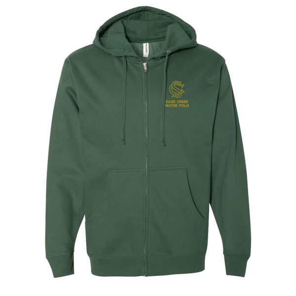 Unisex Midweight Full-Zip Hooded Sweatshirt Thumbnail